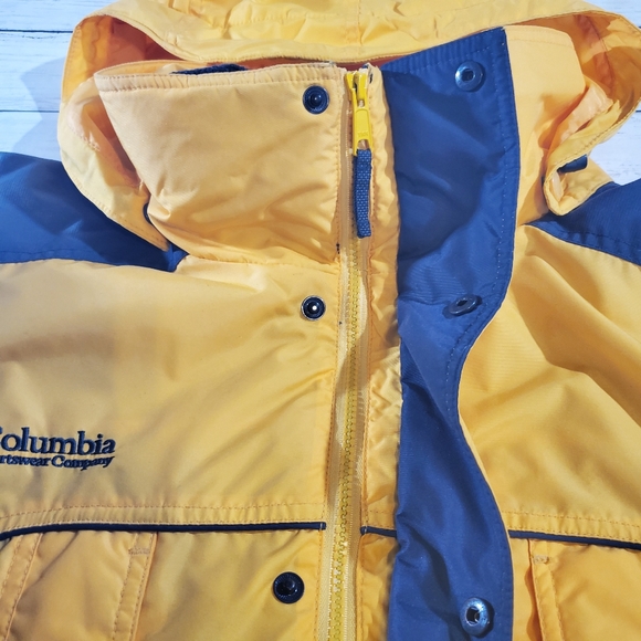 Columbia core interchangeable heavy winter coat outdoor ski snow yellow size XL‎ - Picture 7 of 12